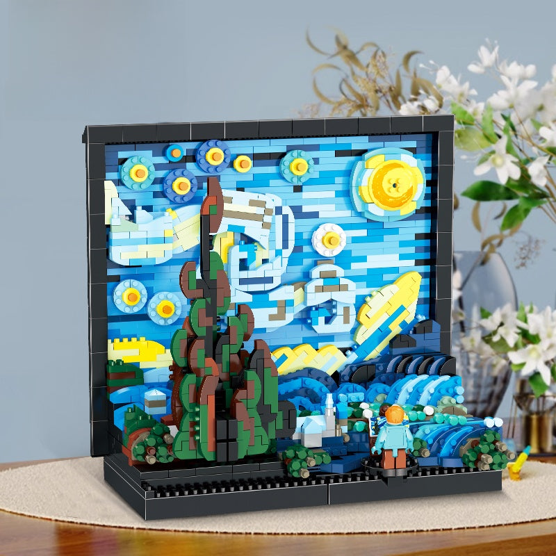 Van Gogh Starry Night Building Blocks