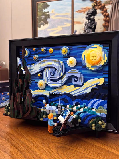 Van Gogh Starry Night Building Blocks