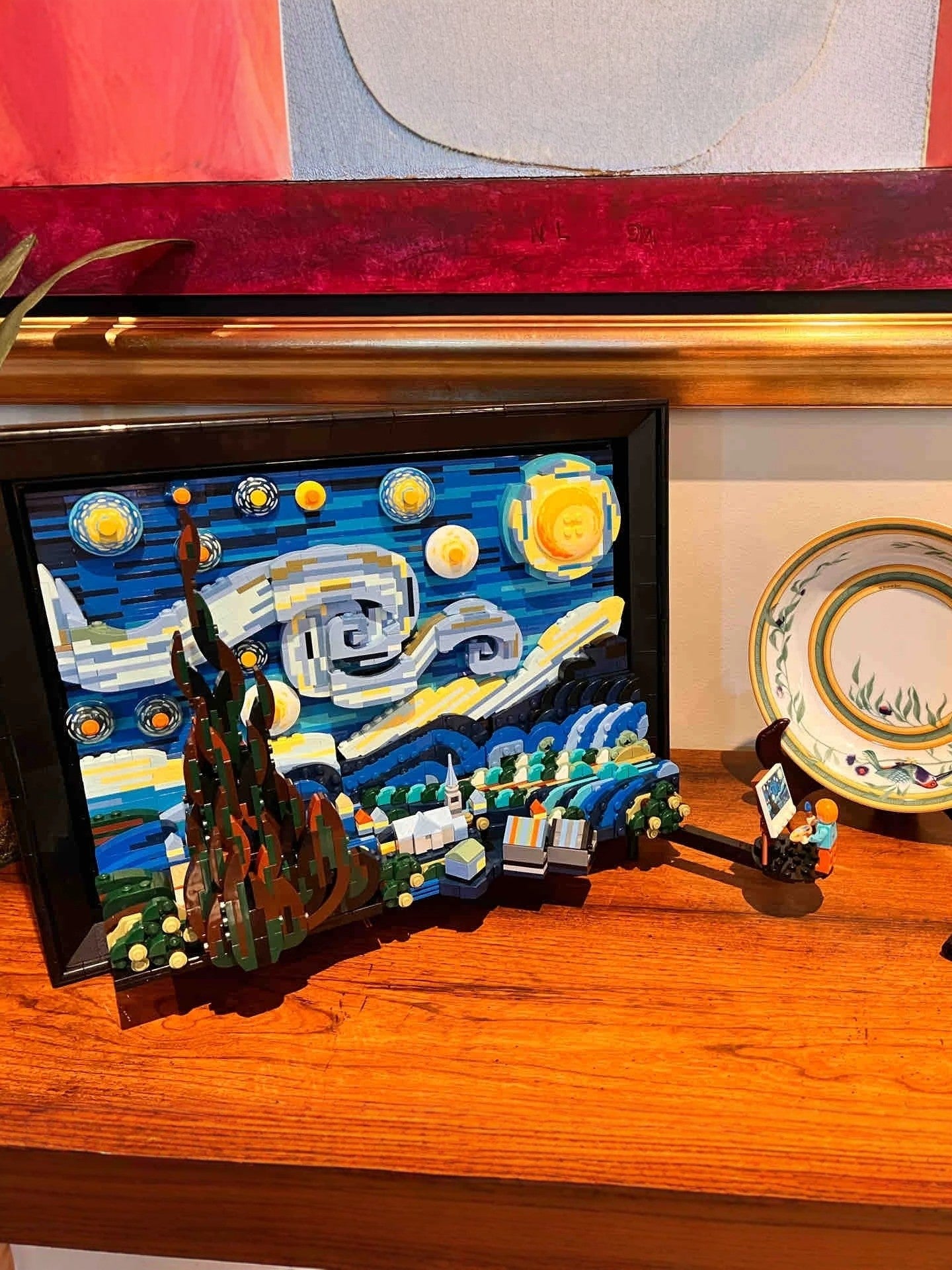 Van Gogh Starry Night Building Blocks