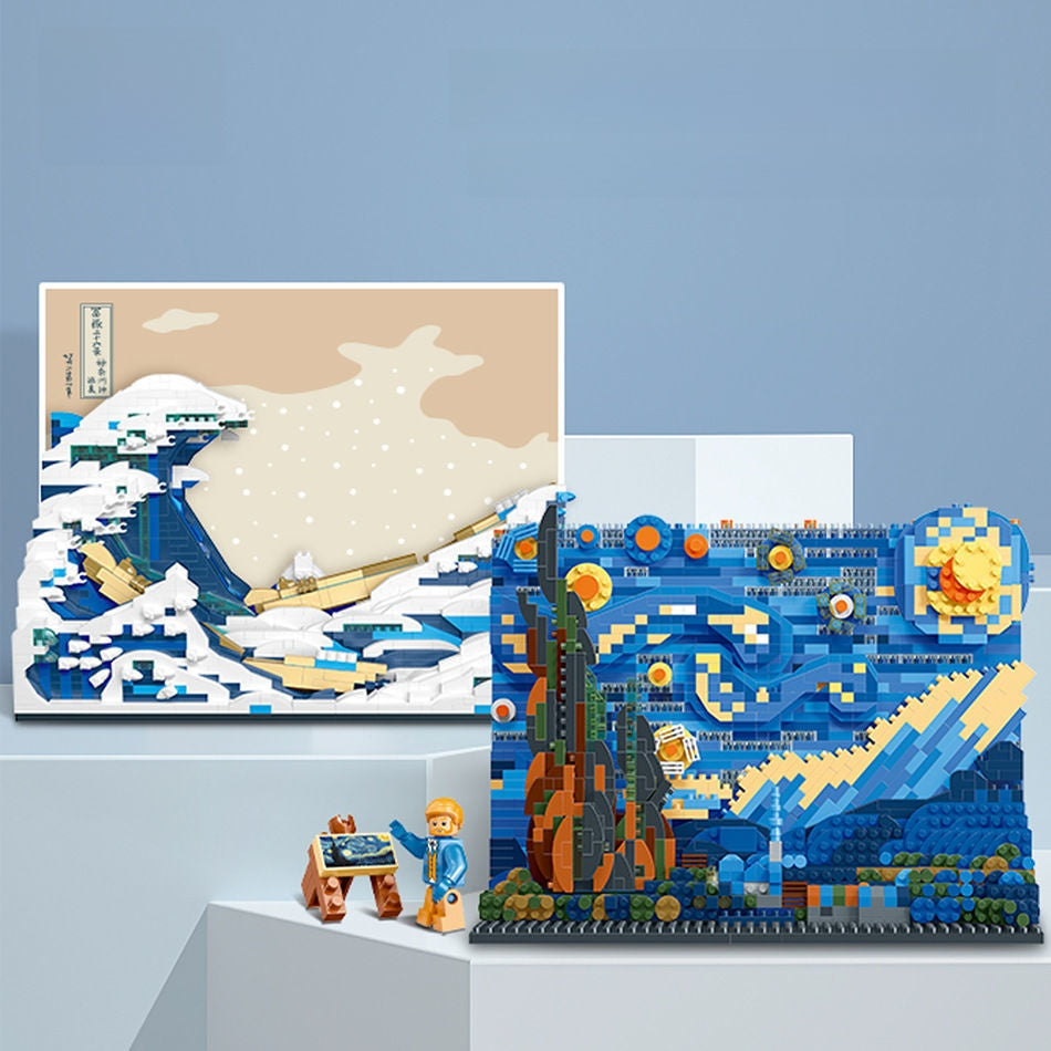 Van Gogh Starry Night Diamond Art Building Blocks