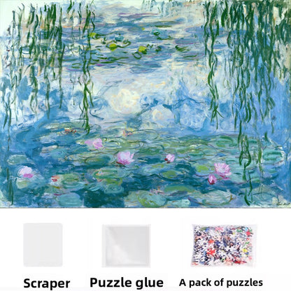 Van Gogh Starry Night Jigsaw Puzzle 1000 Pieces with Frame