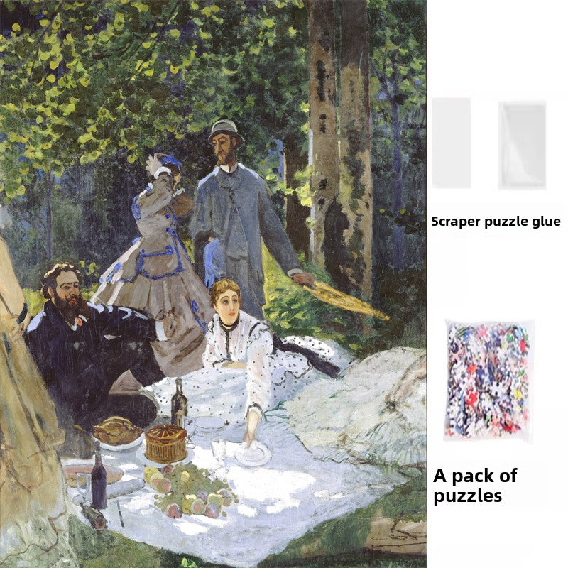 Van Gogh Starry Night Jigsaw Puzzle 1000 Pieces with Frame