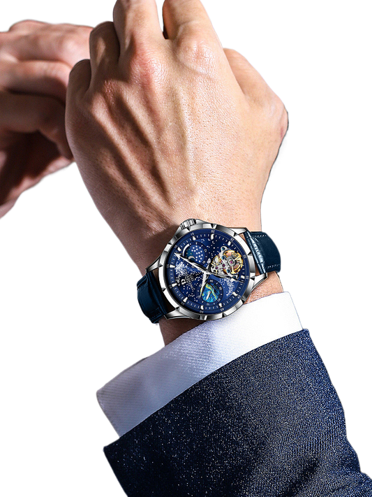 Van Gogh Starry Sky Pure Mechanical Watch Man