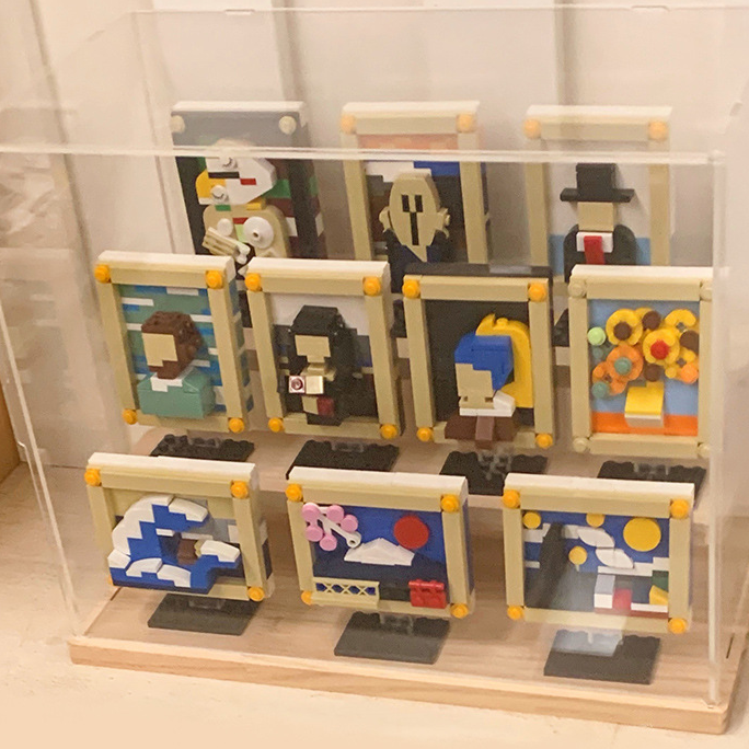 Van Gogh Sunflower MOC Building Blocks Art Set