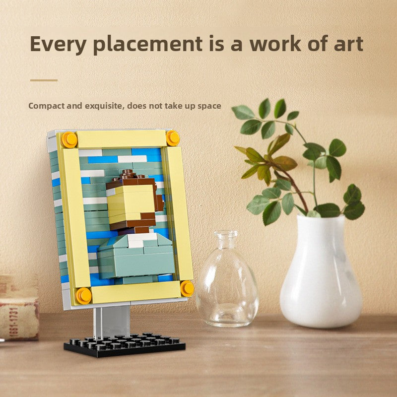 Van Gogh Sunflower MOC Building Blocks Art Set