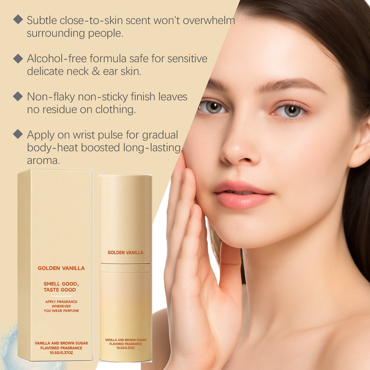 Vanilla Fragrance Stick with Plant Extracts