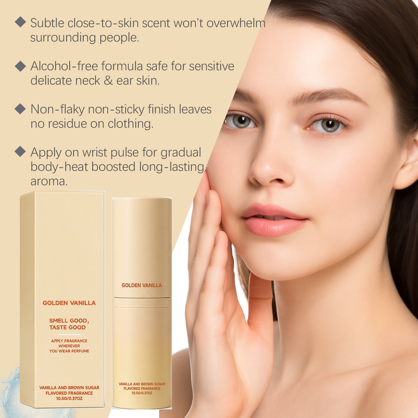 Vanilla Fragrance Stick with Plant Extracts