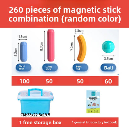 Variable magnetic building blocks
