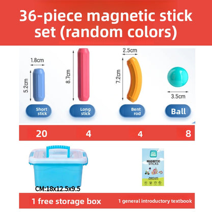 Variable magnetic building blocks