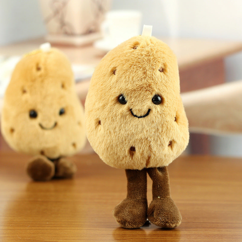 Vegetable Plush Toy Keychain