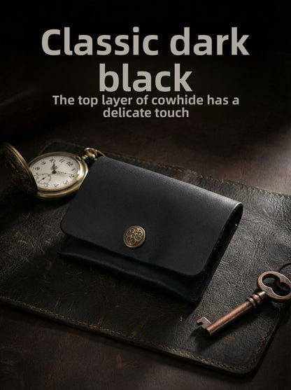 Vegetable Tanned Leather Card Holder