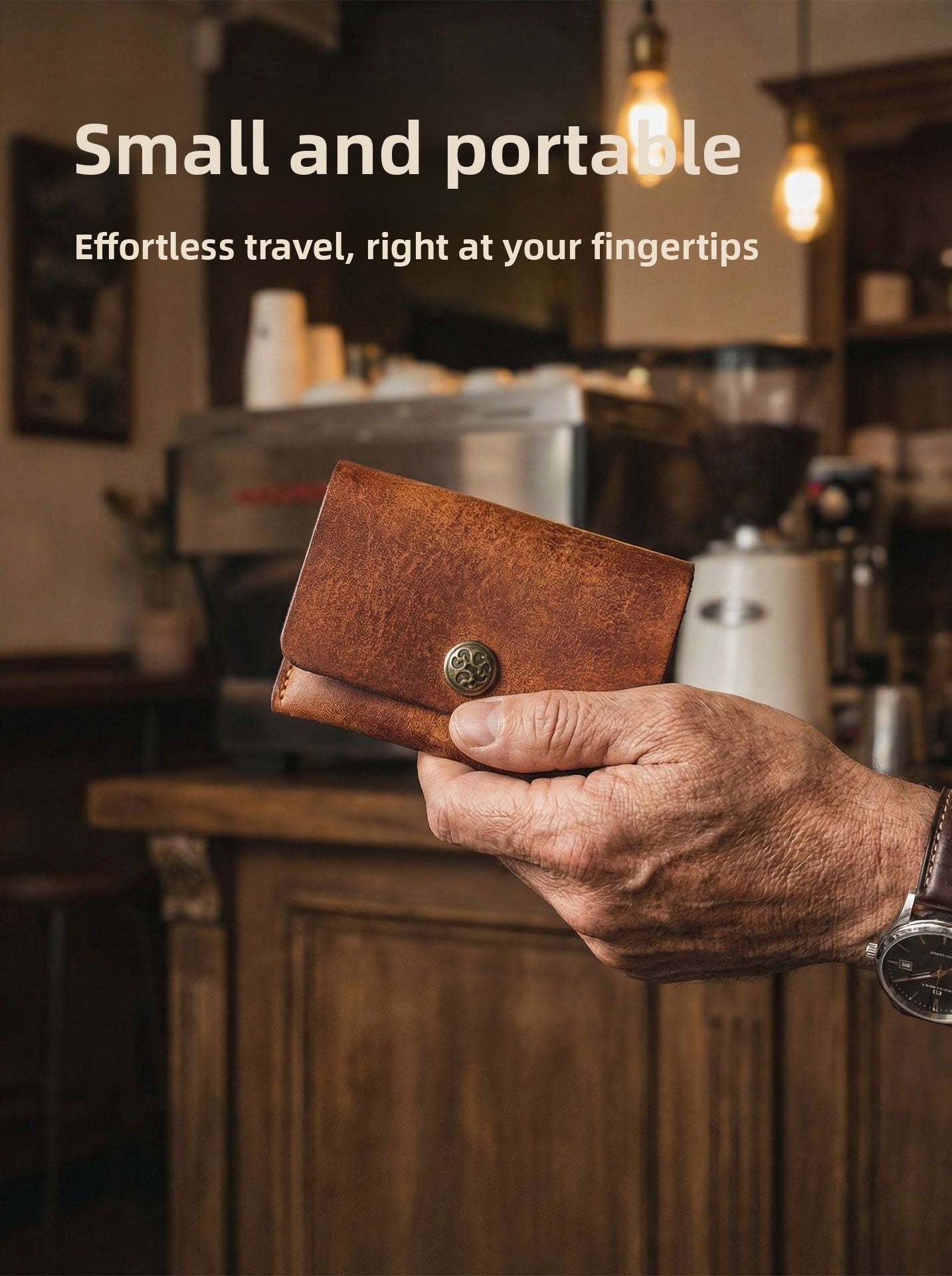 Vegetable Tanned Leather Card Holder