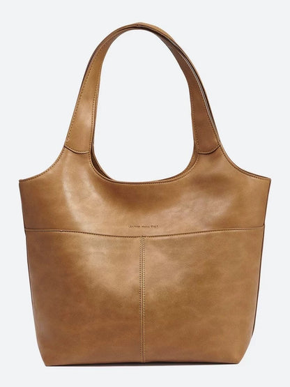 Vegetable Tanned Leather Tote Bag