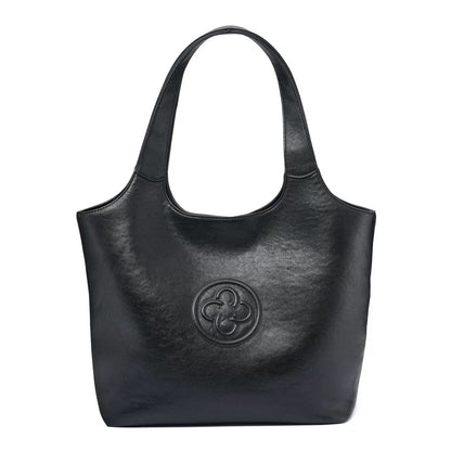 Vegetable Tanned Leather Tote Bag