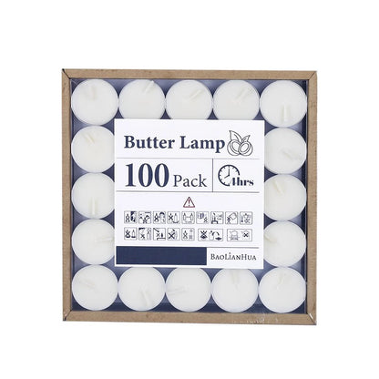 Vegetable Wax Tea Candles