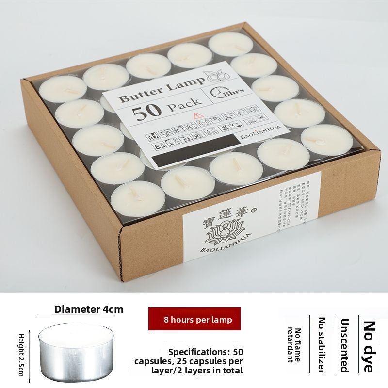 Vegetable Wax Tea Candles