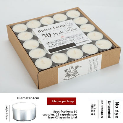 Vegetable Wax Tea Candles