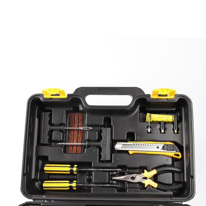 Vehicle-mounted air pump tool box