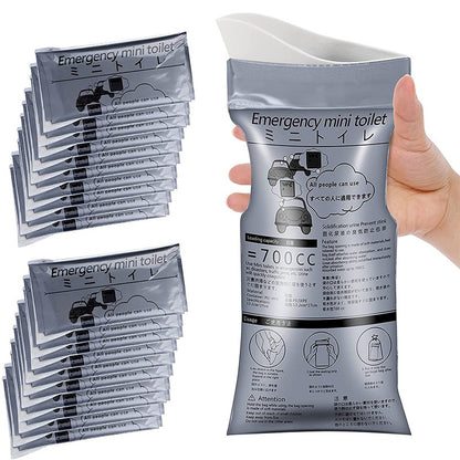 Vehicle-mounted emergency urine bag