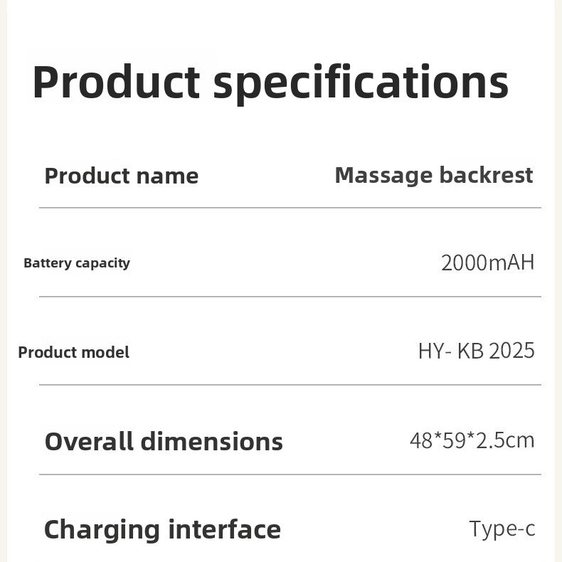 Vehicle-mounted massage device