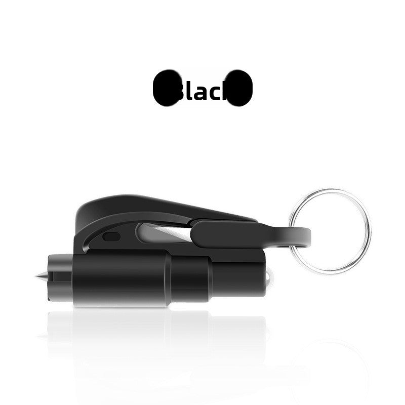 Vehicle-mounted safety hammer, life-saving hammer, keychain, window-breaking hammer