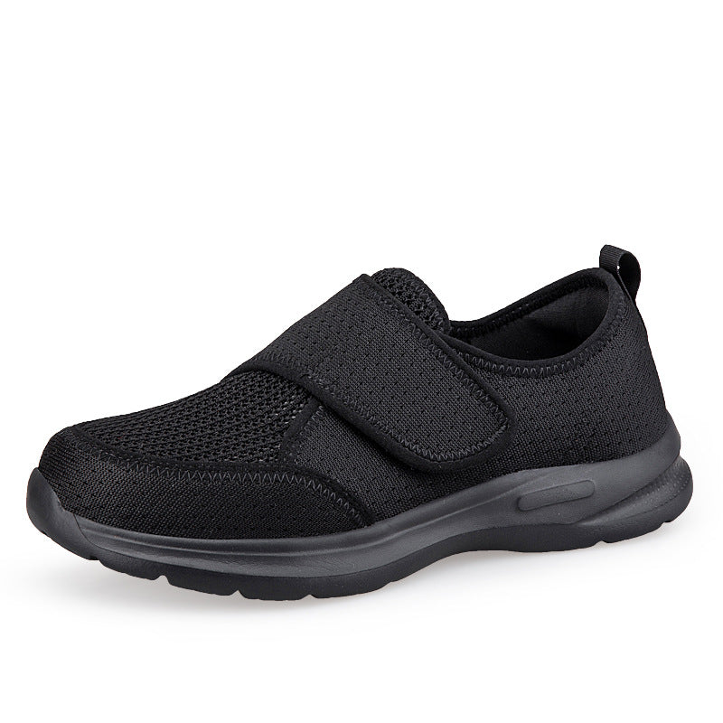 Velcro Elderly Shoes for Wide Feet and High Insteps – Unisex Autumn Athletic Shoes