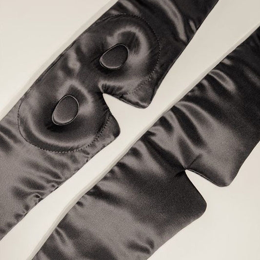 Velcro silk eye mask