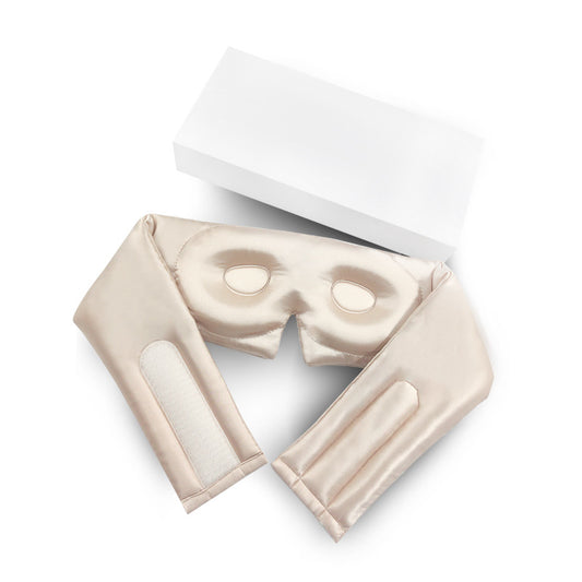 Velcro silk eye mask