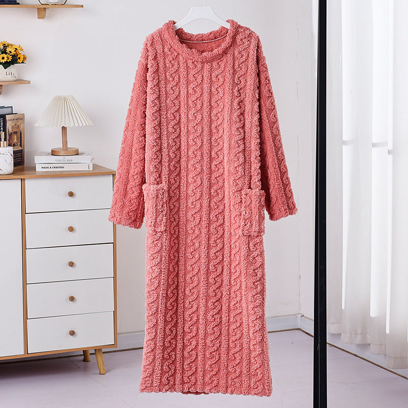 Velour robe