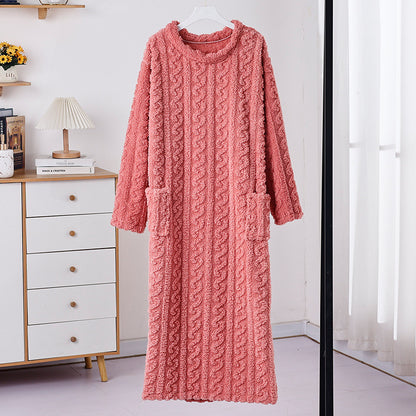 Velour robe