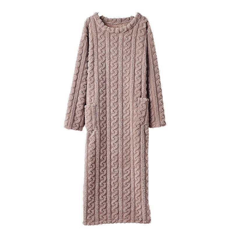 Velour robe