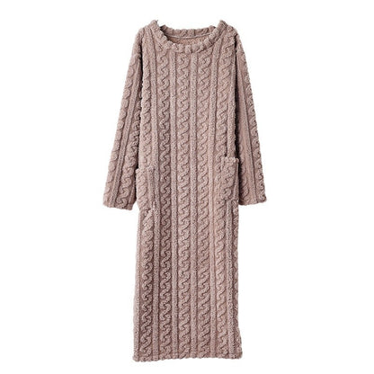 Velour robe