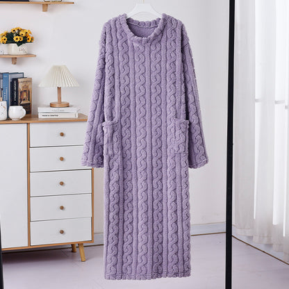 Velour robe