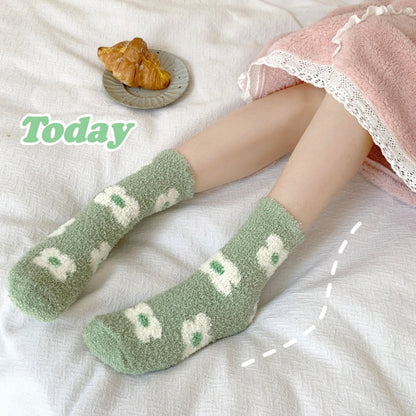Velour socks