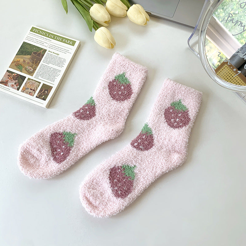 Velour socks