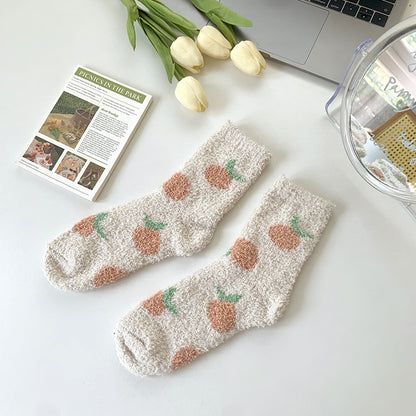 Velour socks