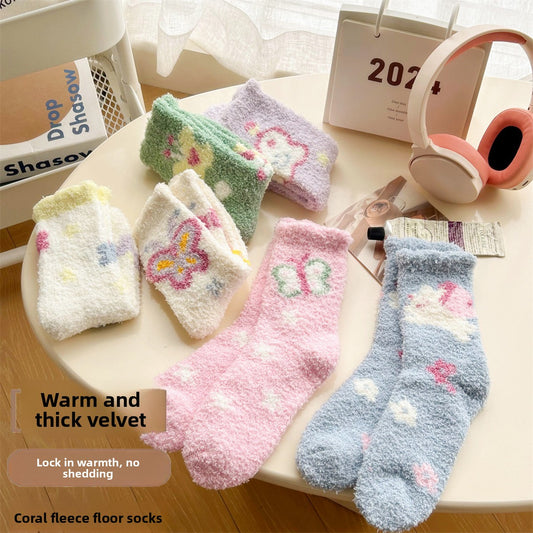 Velour Women's Socks