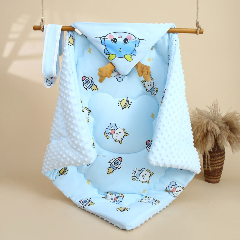 Velvet Cartoon Baby Blanket