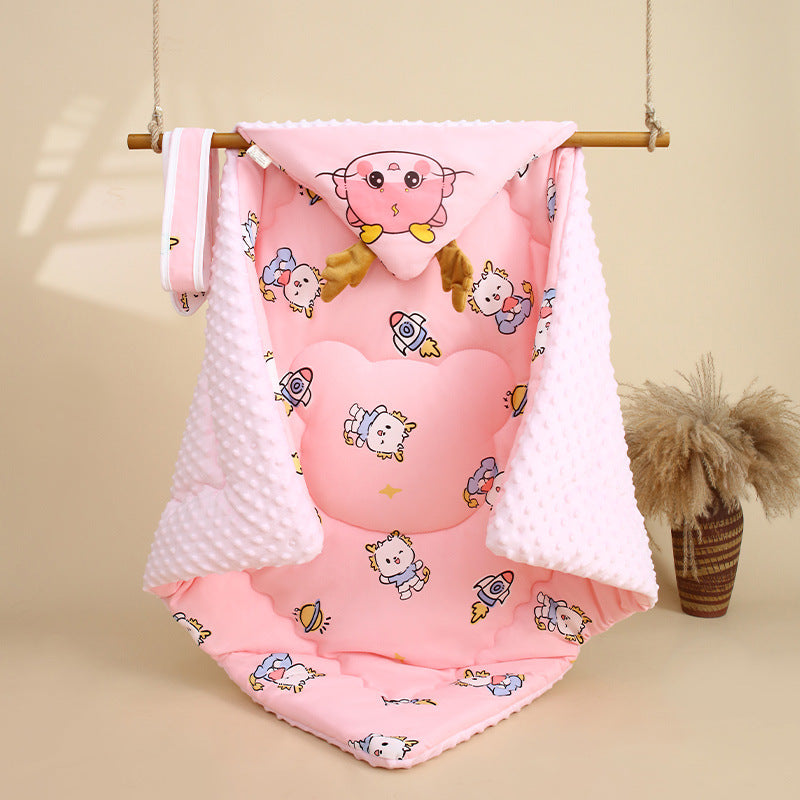 Velvet Cartoon Baby Blanket