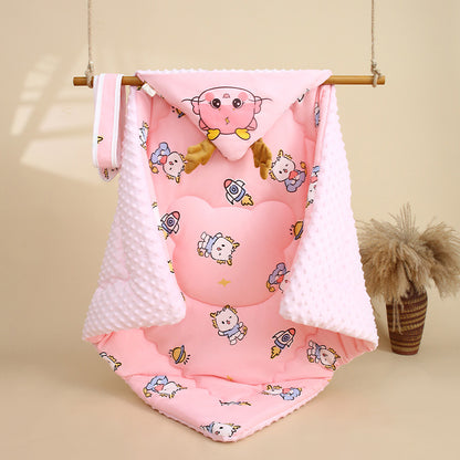 Velvet Cartoon Baby Blanket