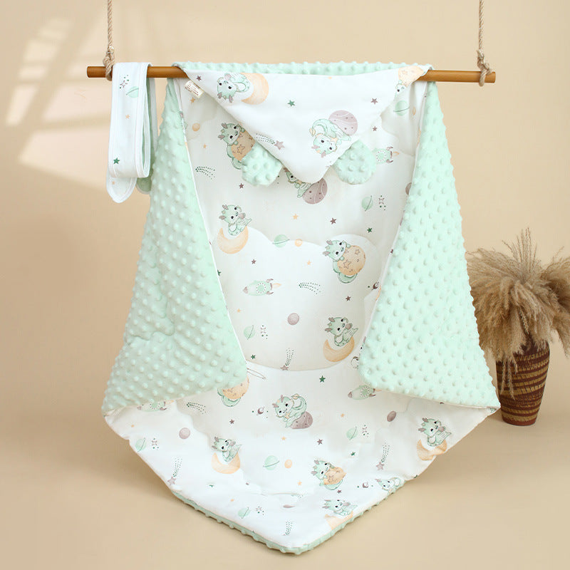 Velvet Cartoon Baby Blanket