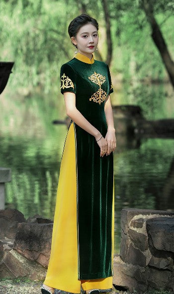 Velvet Cheongsam