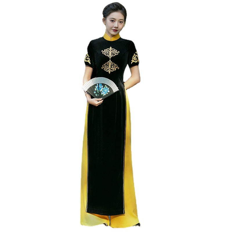 Velvet Cheongsam