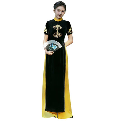 Velvet Cheongsam