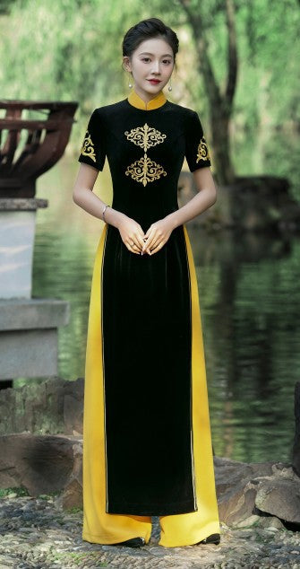 Velvet Cheongsam