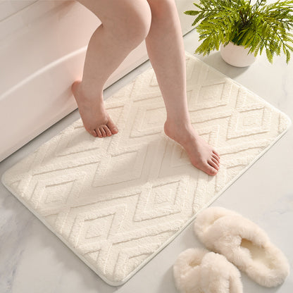 Velvet Diamond Jacquard Door Mat