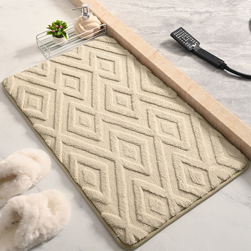 Velvet Diamond Jacquard Door Mat