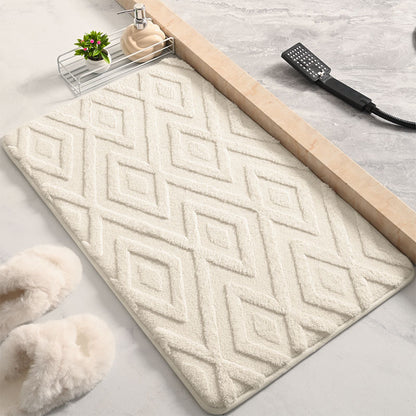Velvet Diamond Jacquard Door Mat