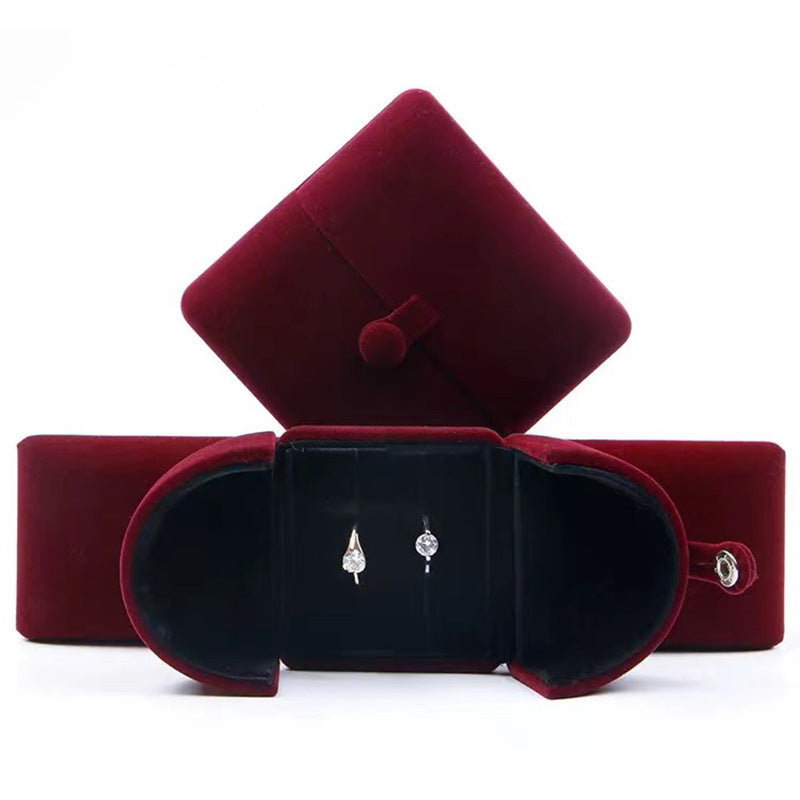 Velvet Double Opening Jewelry Storage Box