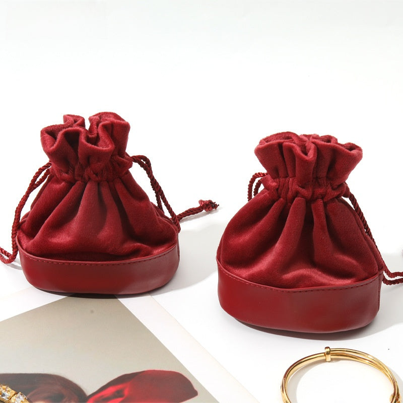 Velvet drawstring bag